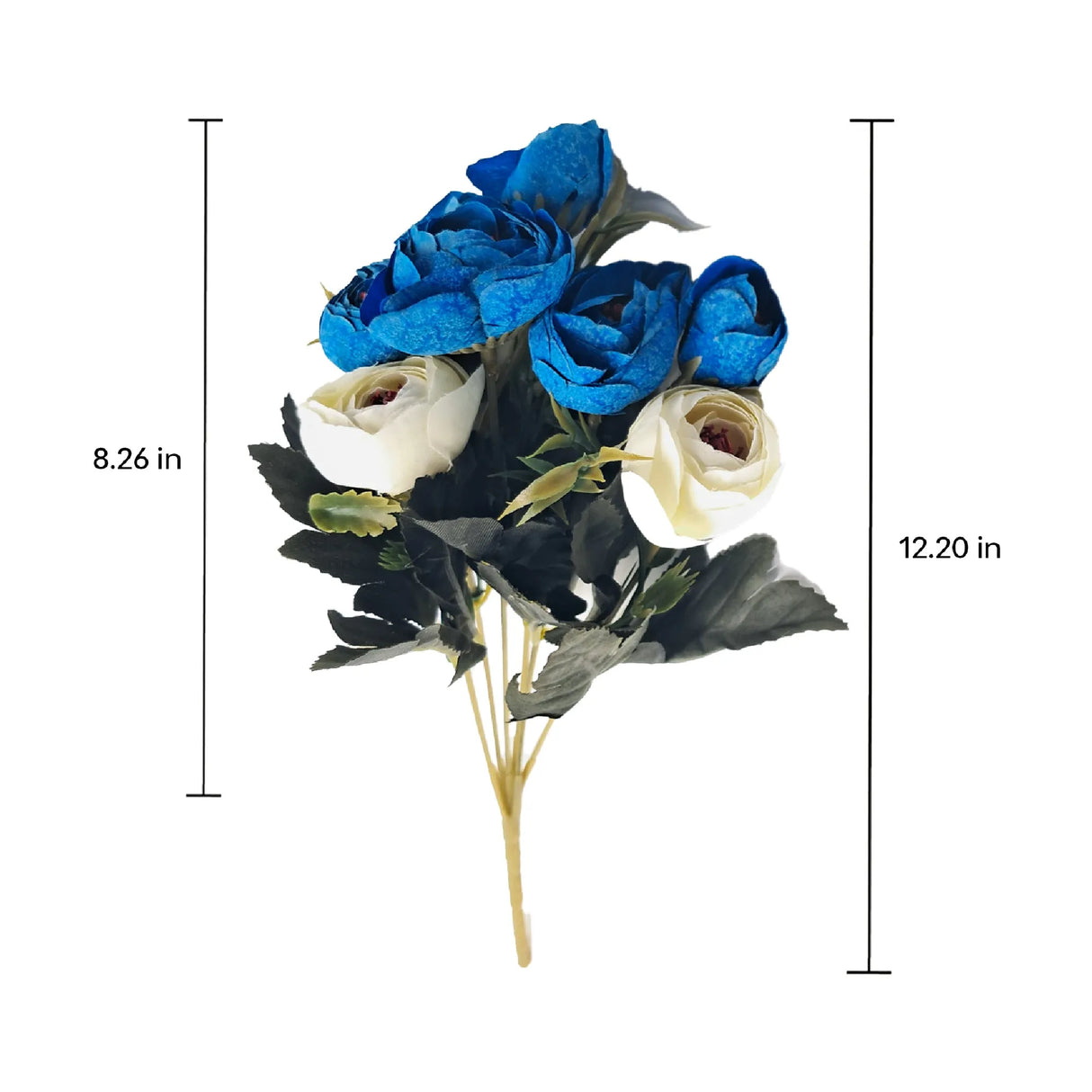 Twin Colour Peony Artificial Flowers