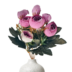 Twin Colour Peony Artificial Flowers