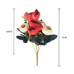 Twin Colour Peony Artificial Flowers