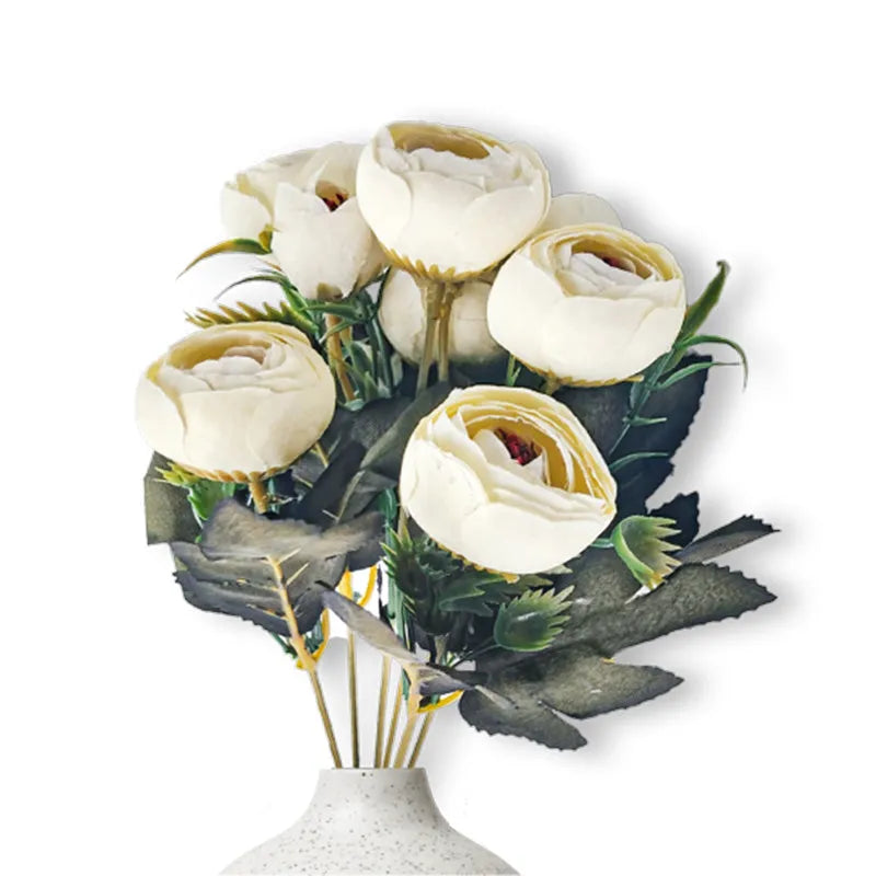 Twin Colour Peony Artificial Flowers