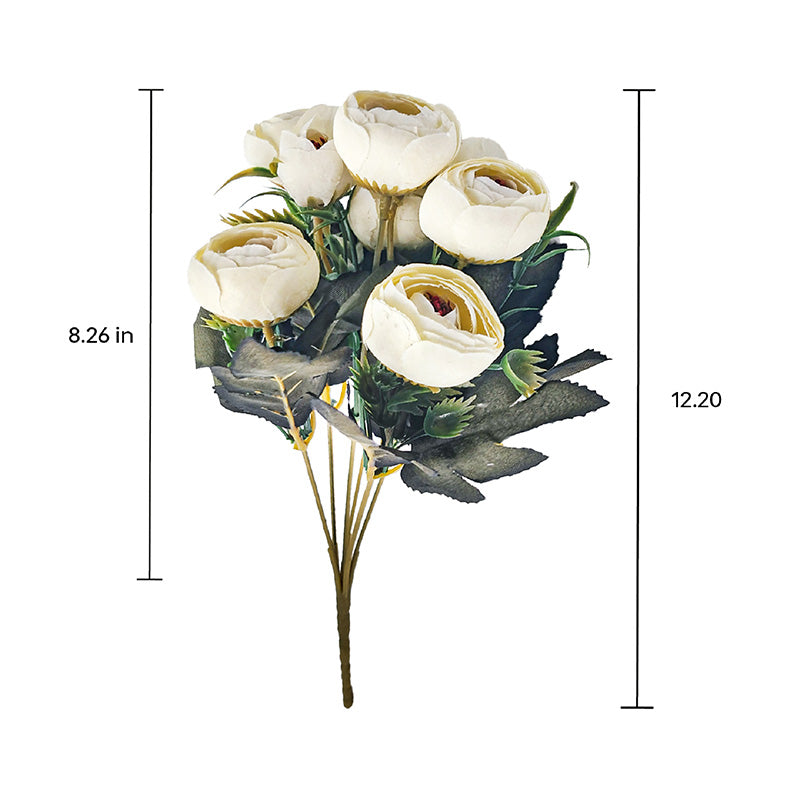 Twin Colour Peony Artificial Flowers