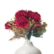 Maroon mixed carnations flower bunch 