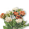 Rose and Fern Artificial Flowers