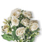 Rose and Fern Artificial Flowers