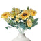 Yellow Gerberas and Fern Artificial Flowers
