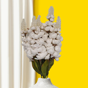 Durable White orchid bloom artificial flowers 