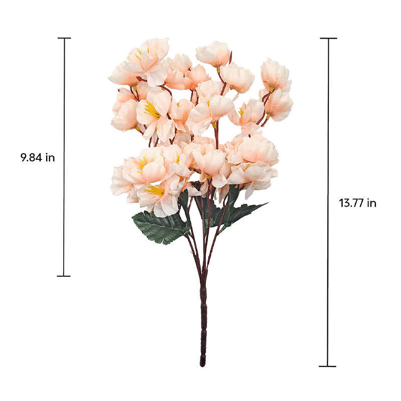 Realistic Light peach cherry blossom artificial flowers 