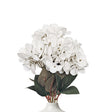 White hydrangea artificial bloom bunch 