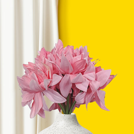 High quality Pink lotus bloom artificial flowers 
