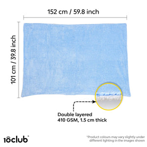 Reversible Solid Fleece Baby Blanket