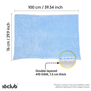 Reversible Solid Fleece Baby Blanket