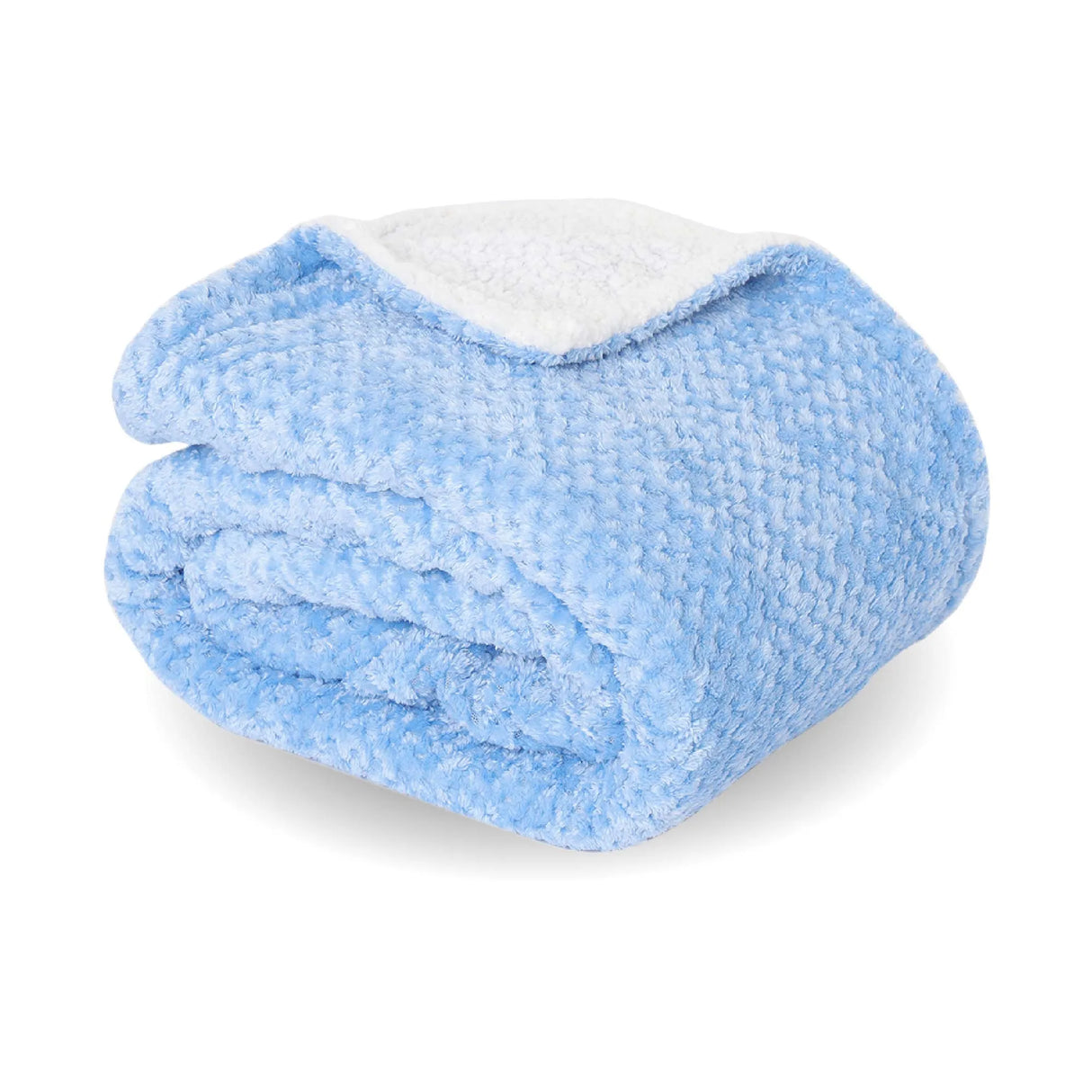 Reversible Solid Fleece Baby Blanket