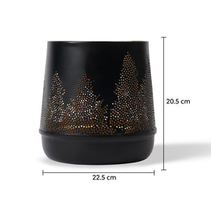Pin tree metal candle holder for calm ambience 