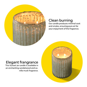 Long lasting burn candle for decor