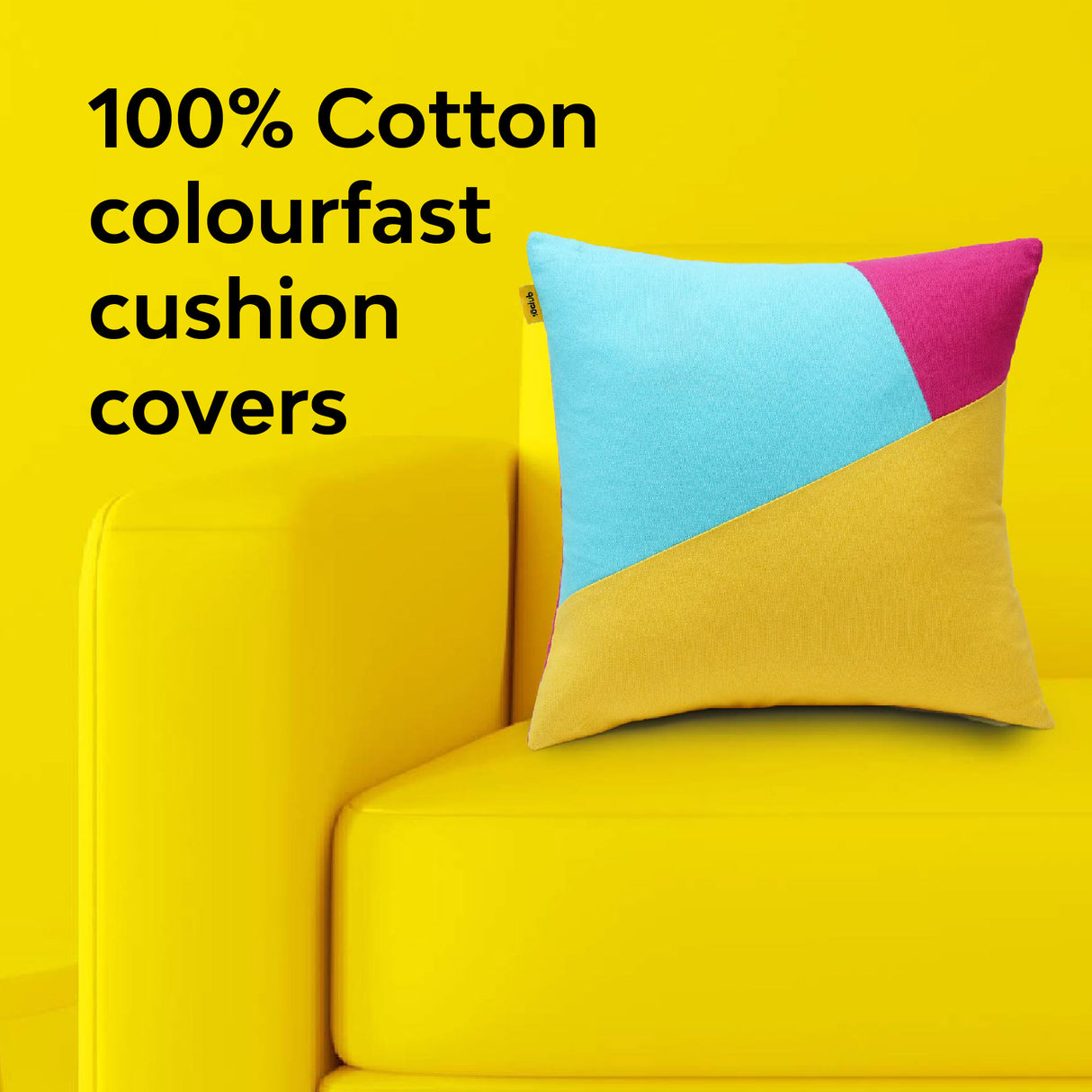 Multi-Colour Geometric Cushion Cover | Single