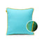 Marine green Reversible Cord Cushion Cover Single