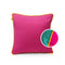 Pink marine reversible cord cushion cover single 