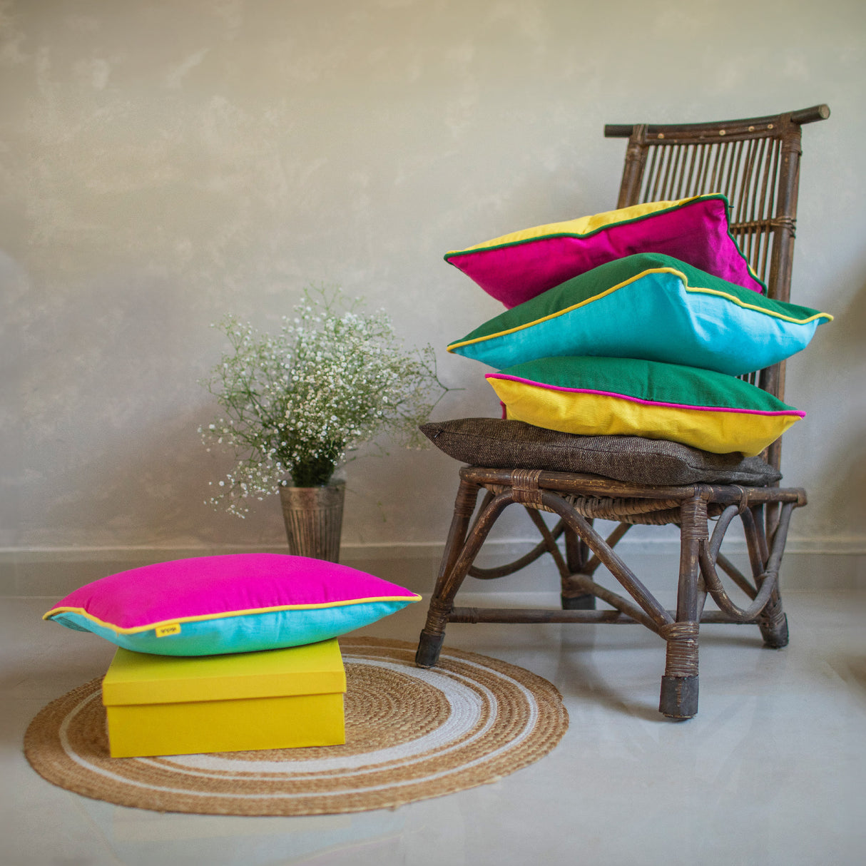 Colorful cushion covers India 