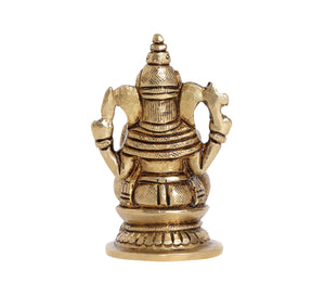 Shakti Ganesha Brass Idol
