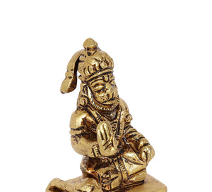 Brass Lord Hanuman idol 