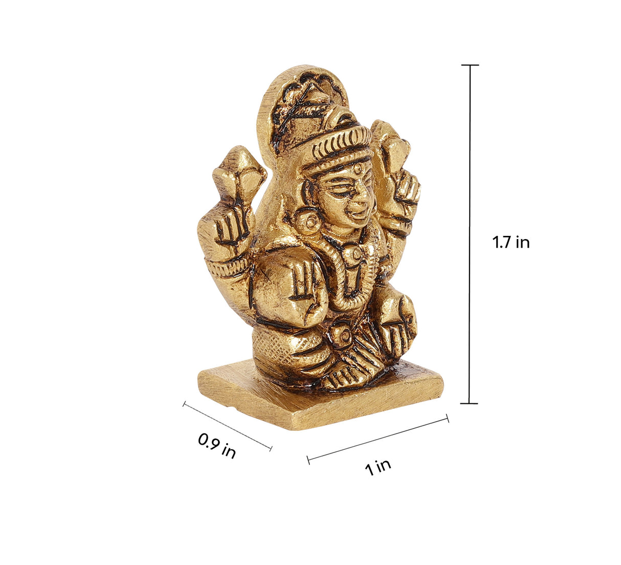 Gaja Lakshmi Brass Idol