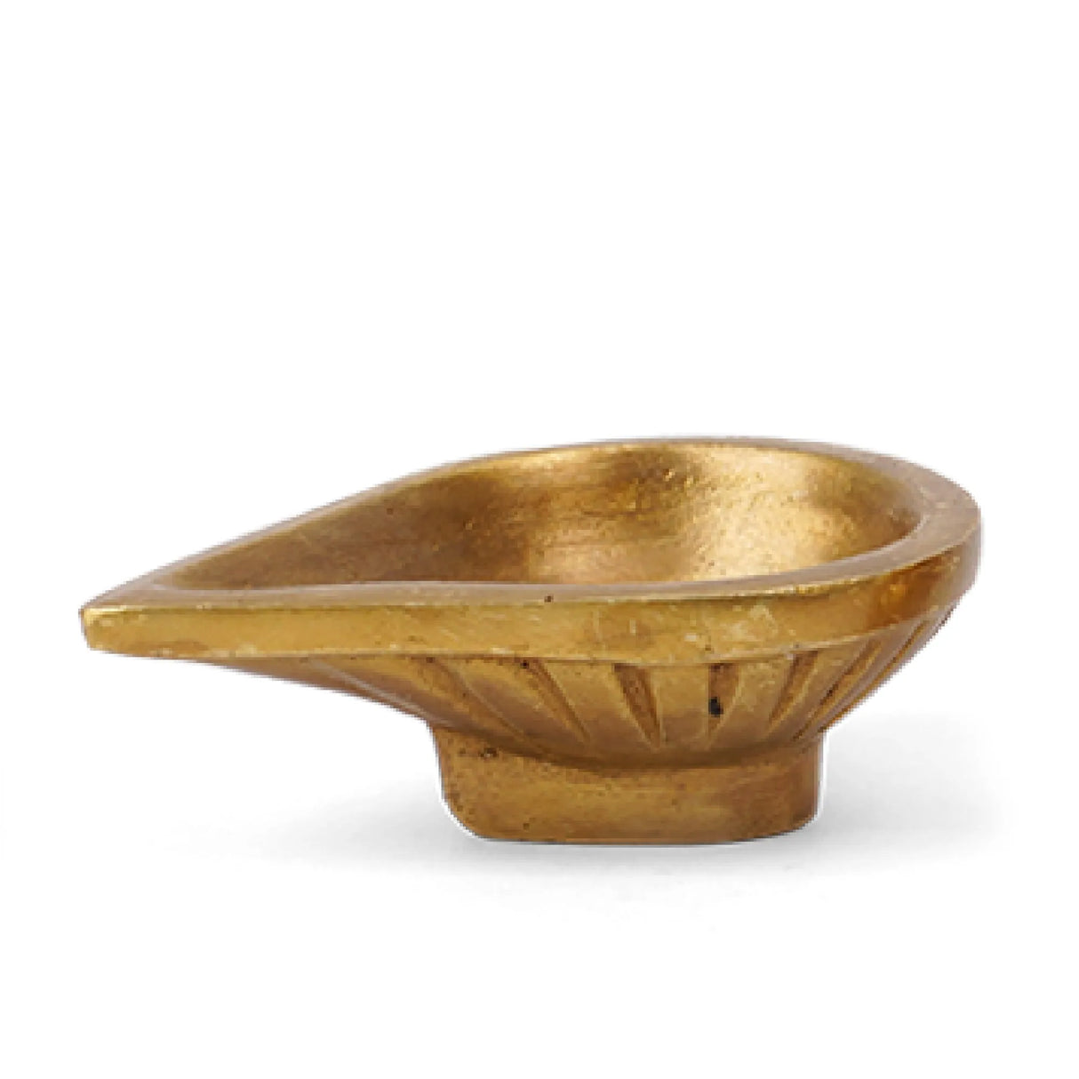 Plain Brass Diya | 100% Pure Brass | Antique Finish