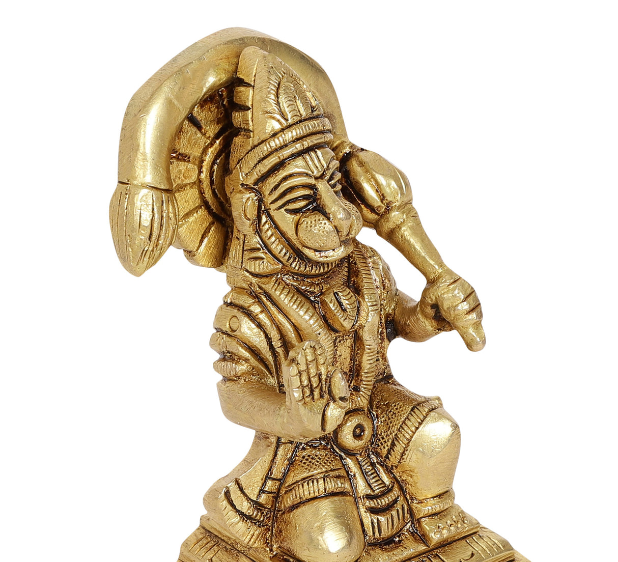 Veera Hanuman Brass Idol