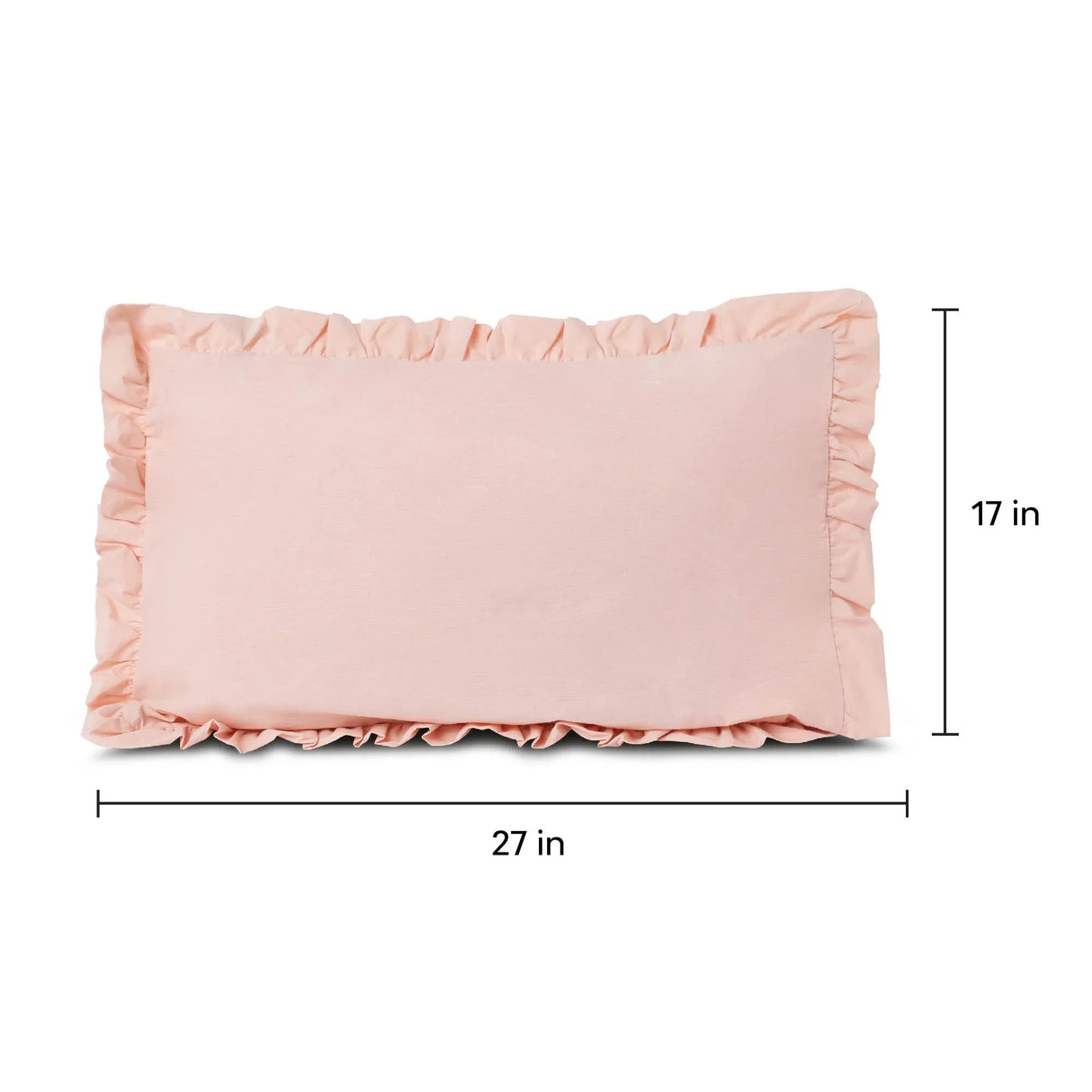 Frill 100% Cotton Bed Pillow Cover | Single