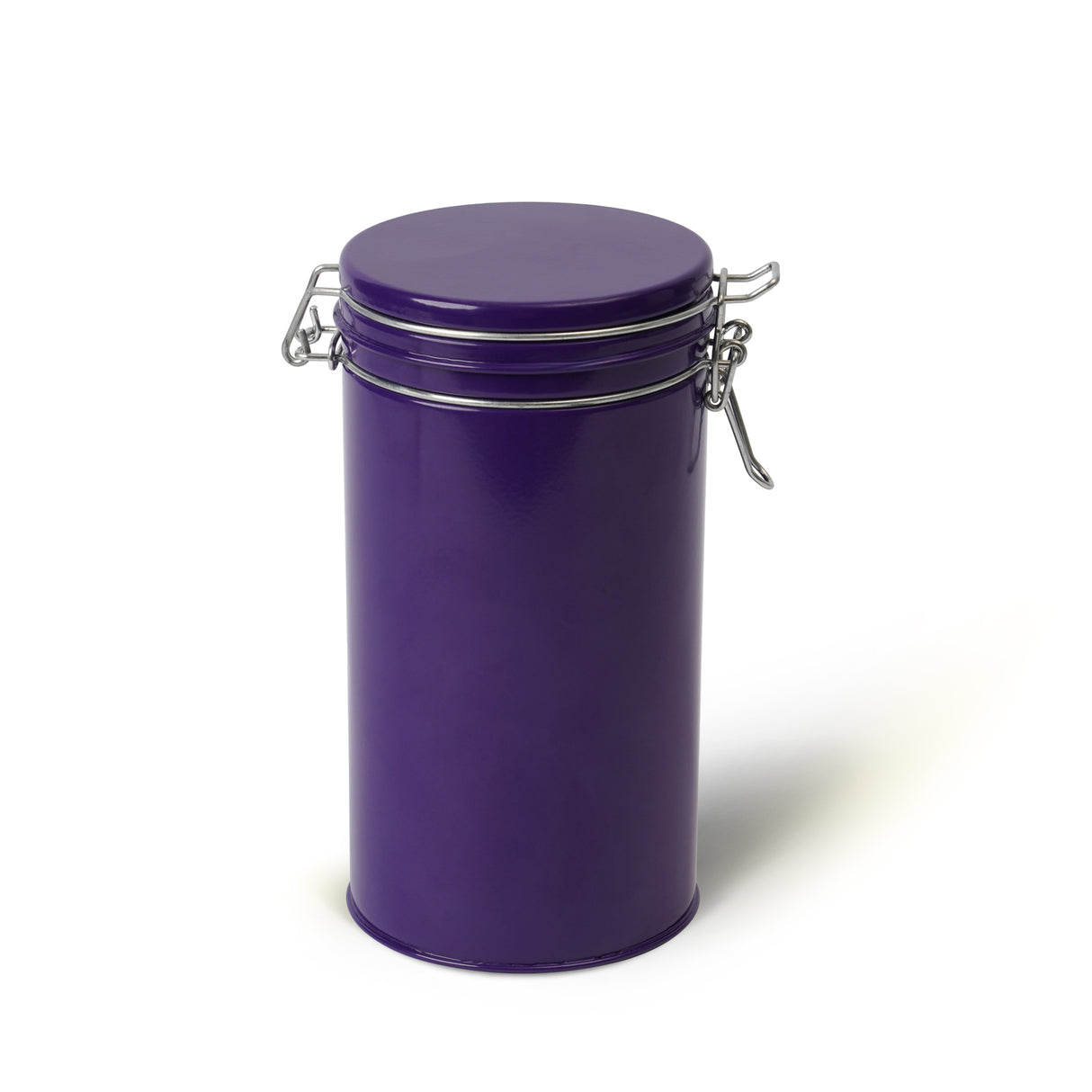 Vacuum Close Round Jar  large purple 