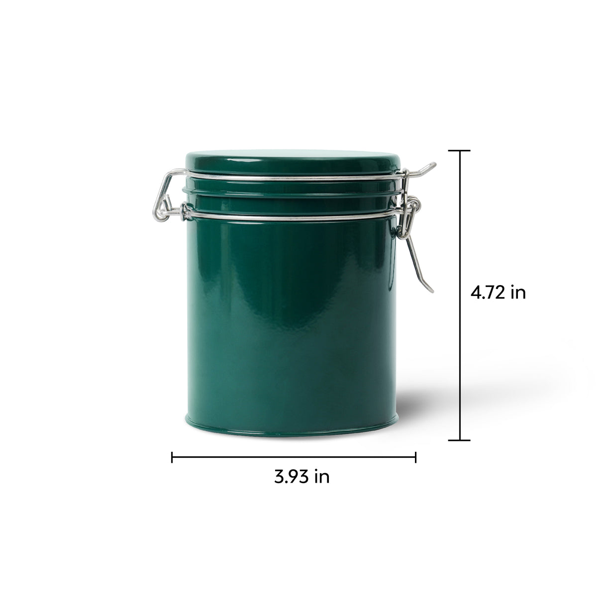 Multipurpose Vacuum Close Round Jar, small emerald green