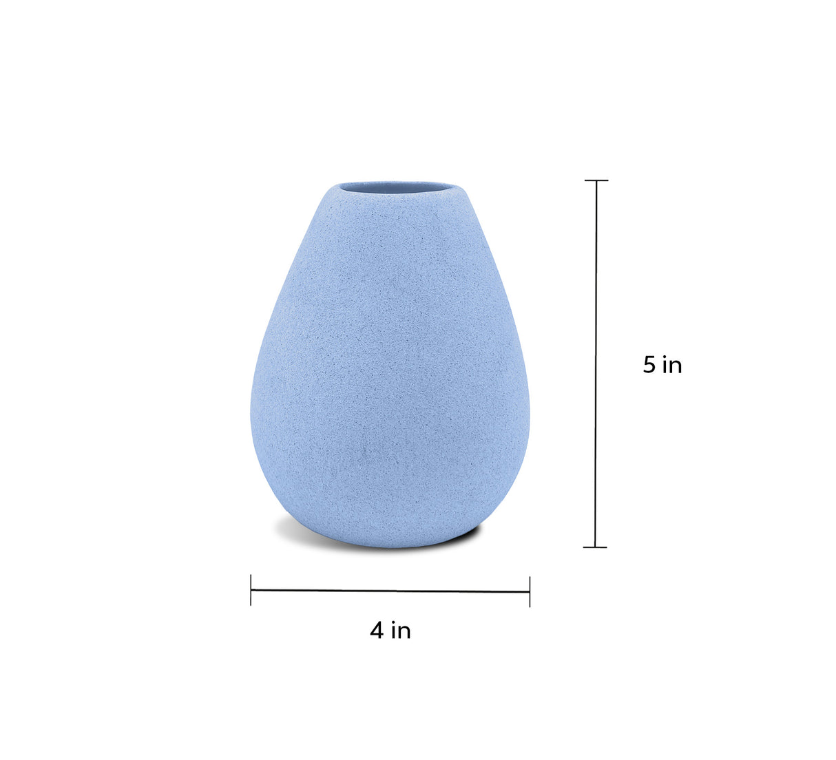 Oval Ceramic Table Vase