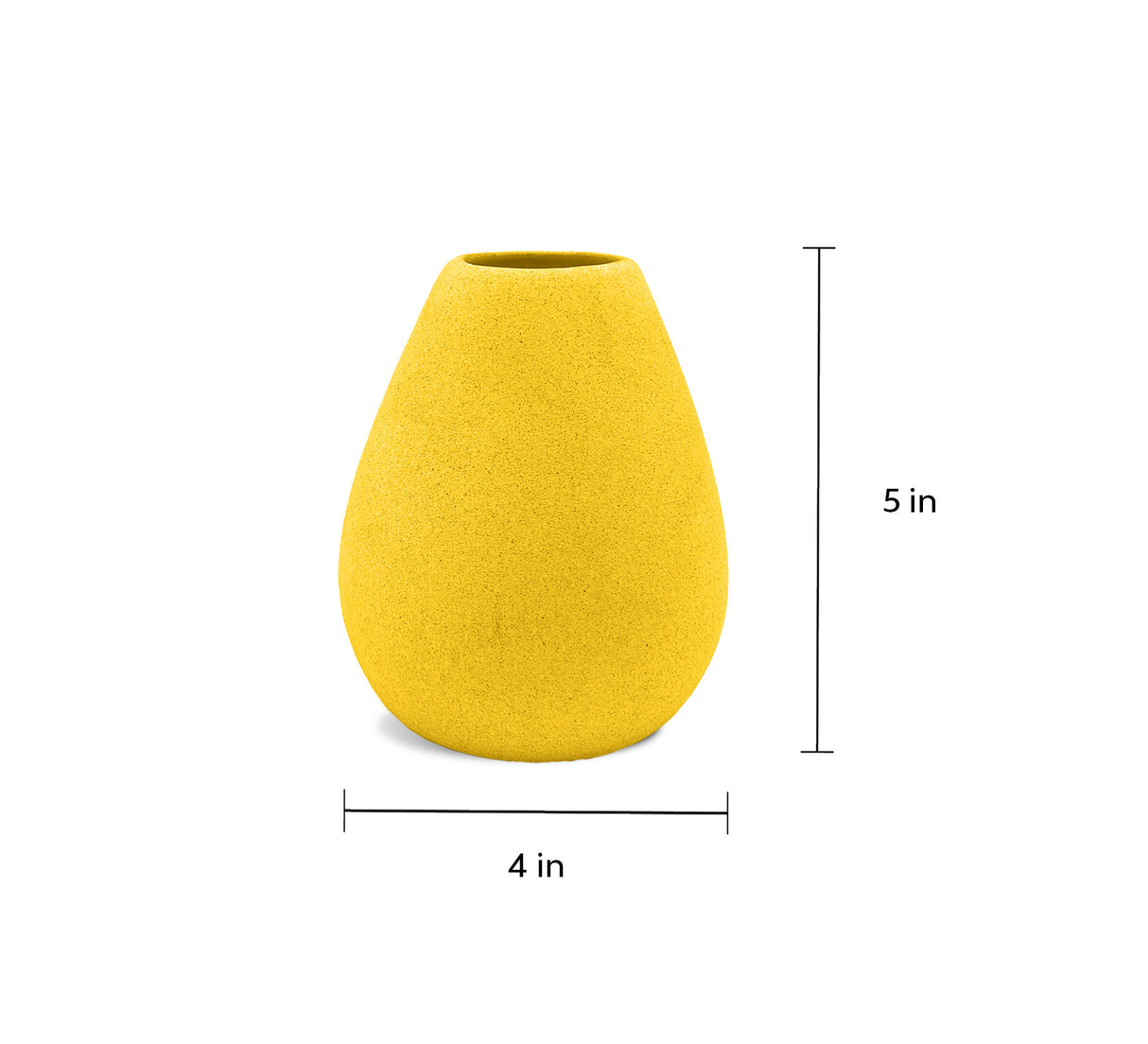 Oval Ceramic Table Vase