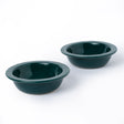 Green ceramic bowl set
