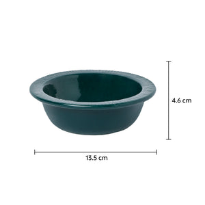 Small green ceramic bowl