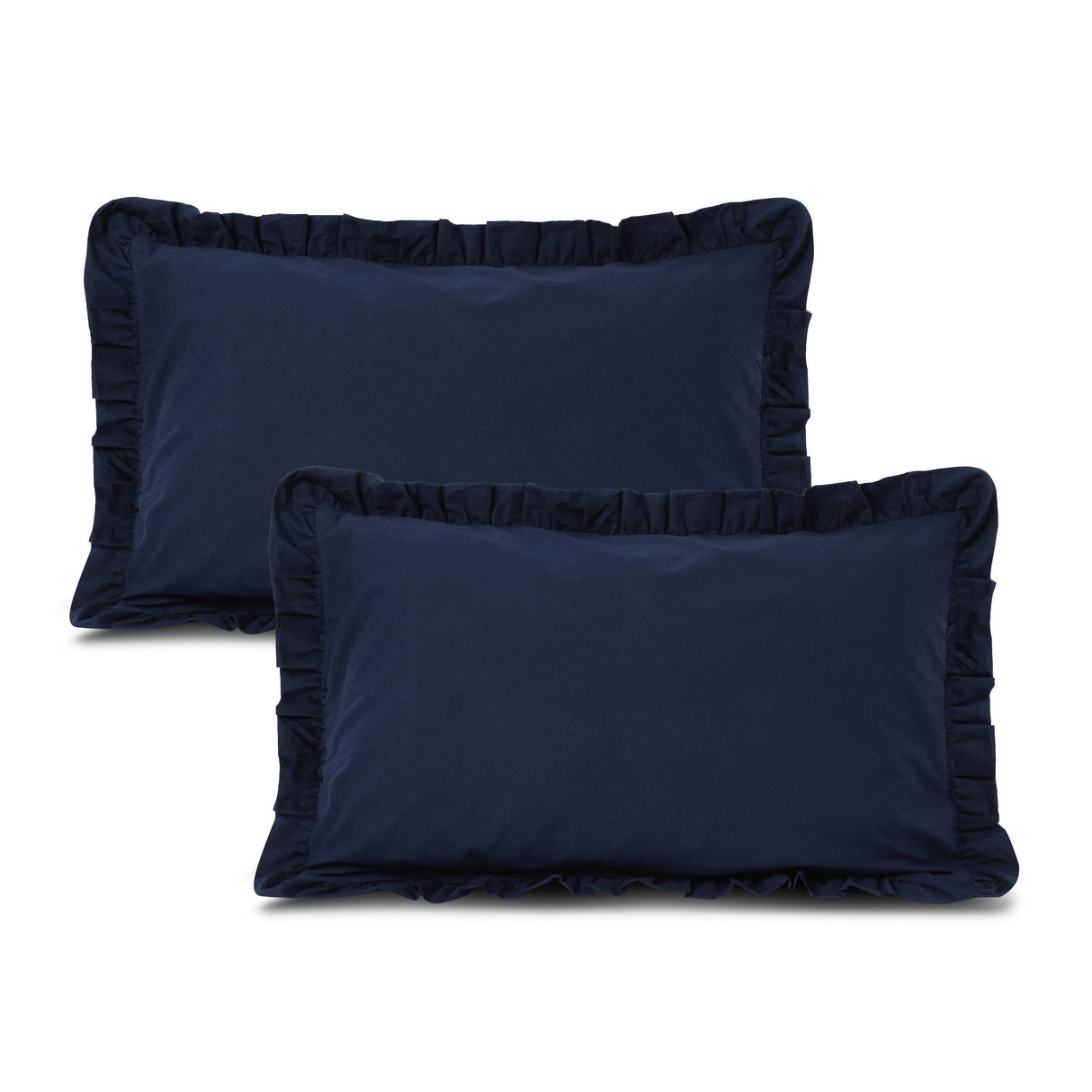 Ink blue pillow covers