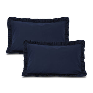 Ink blue pillow covers