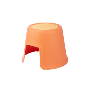 Orange baby bath stool 