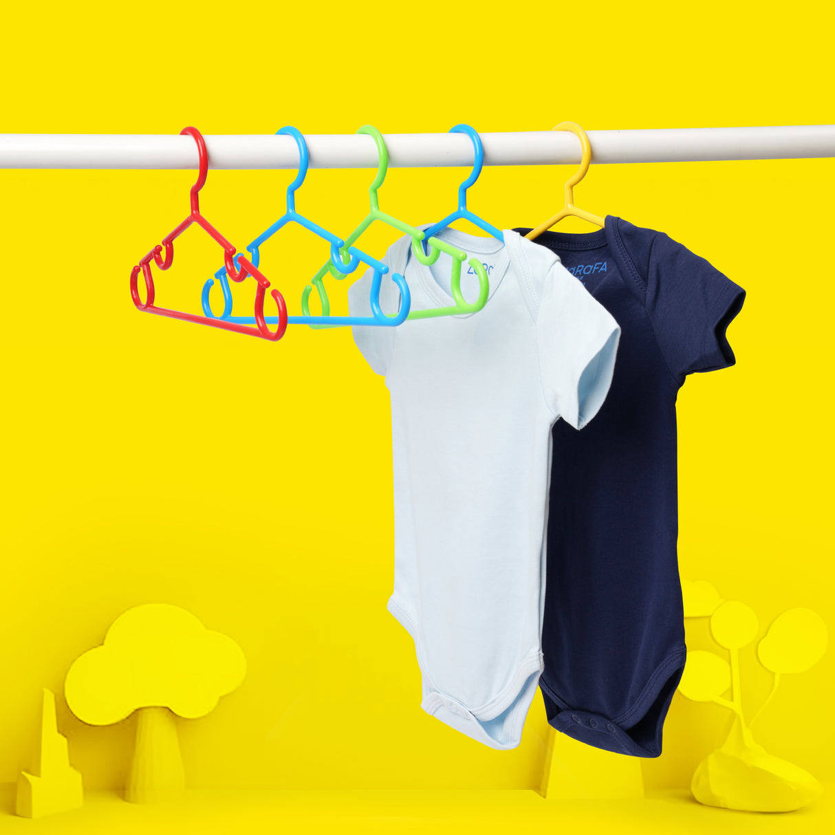 Colourful Baby Clothes Hanger