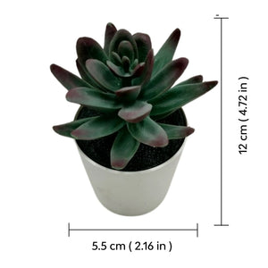 3 Set Small Artificial Succulents Potted Plants