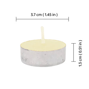 1 inch candle in vanilla
