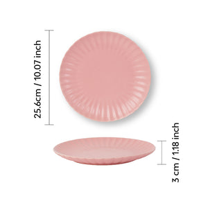 Ceramic Scallop Dinner Plate | Set of 2