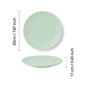 Ceramic Scallop Ceramic Side Plate | Set of 2