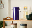 Purple storage jar