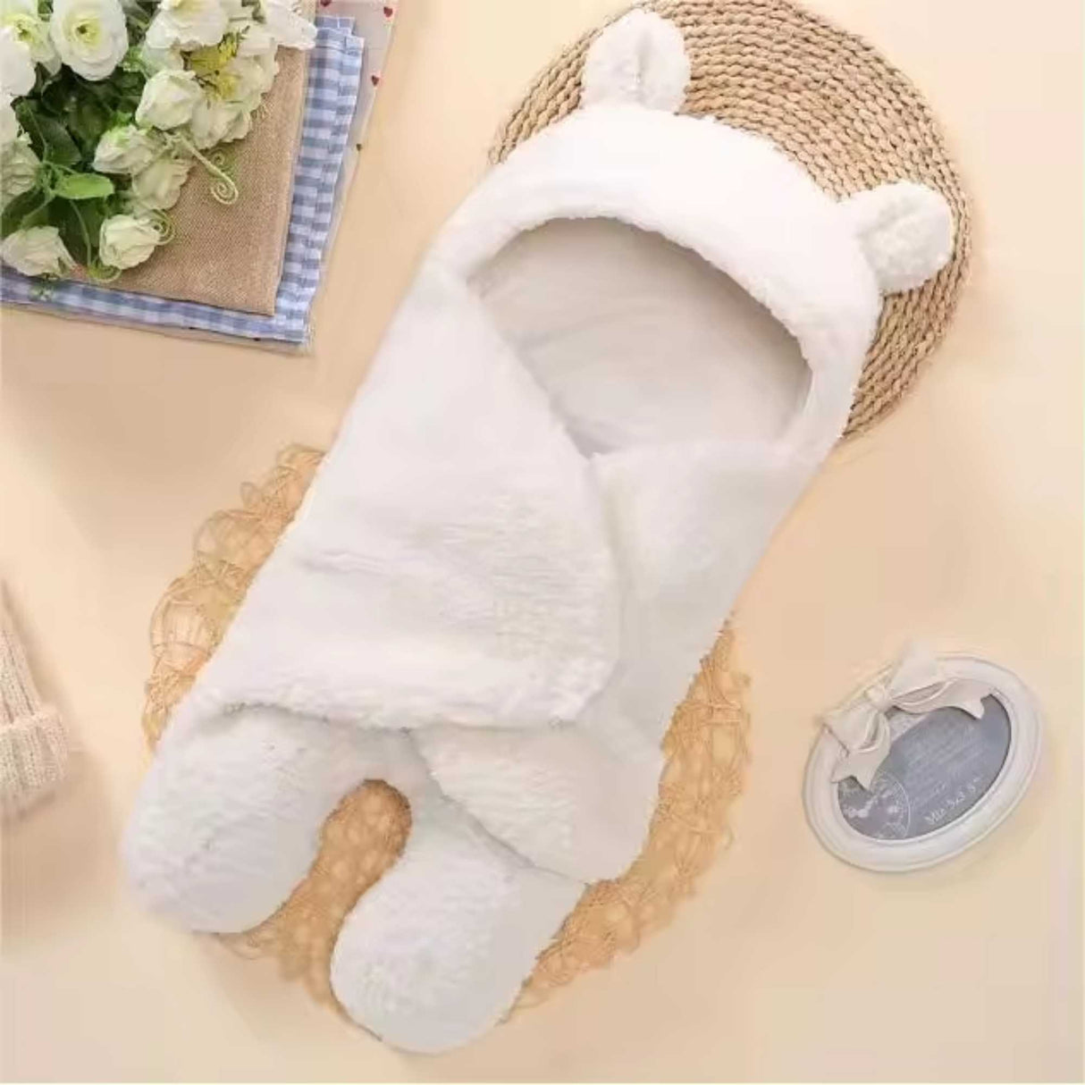 white panda blanket for babies 