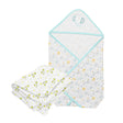 cotton baby blanket set of 2 