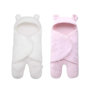 3-in-1 Hooded Baby Blanket Wrapper with Velcro lock - Set of 2