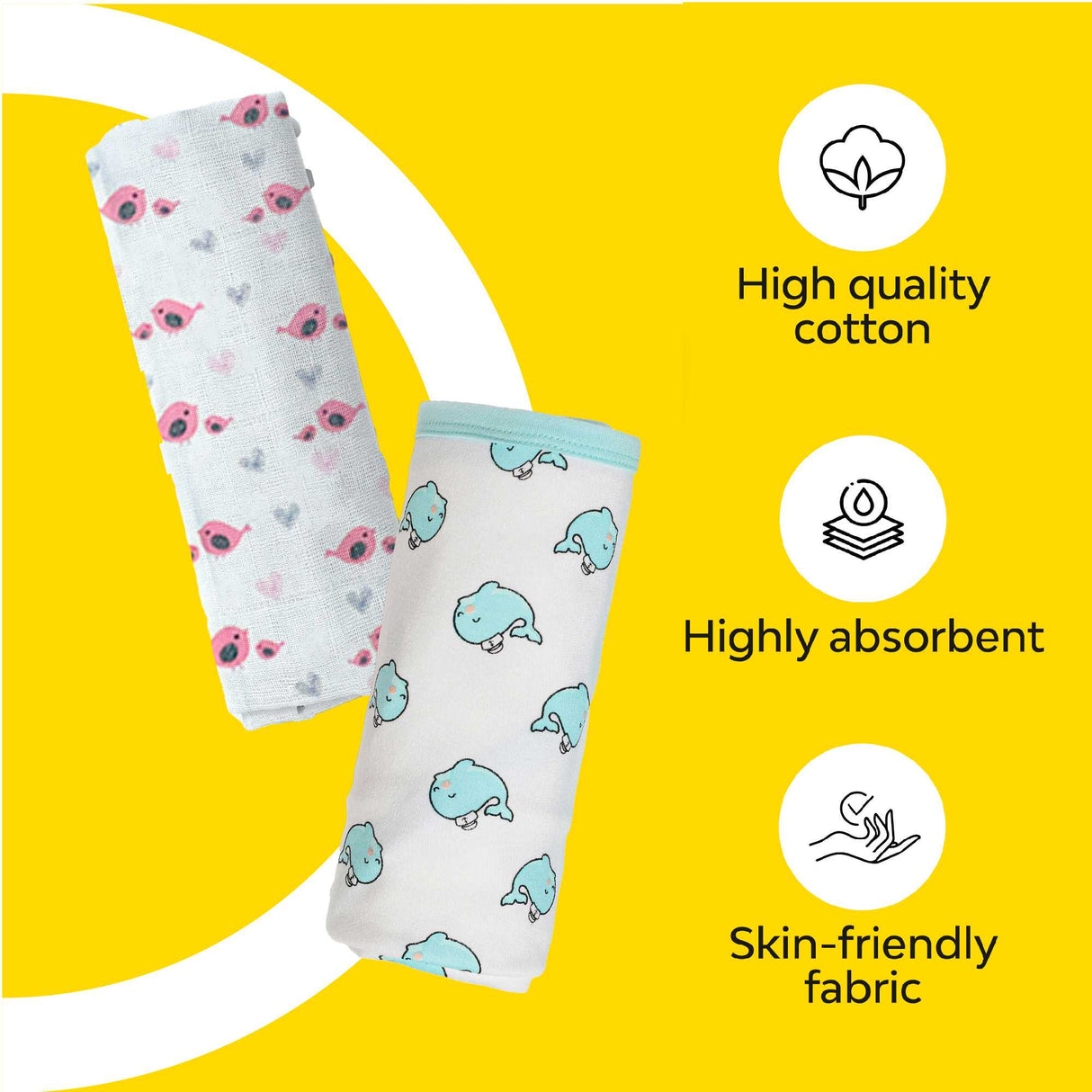 absorbent muslin cloth for babies 