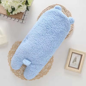 Soft and fluffy baby blanket in bear shape