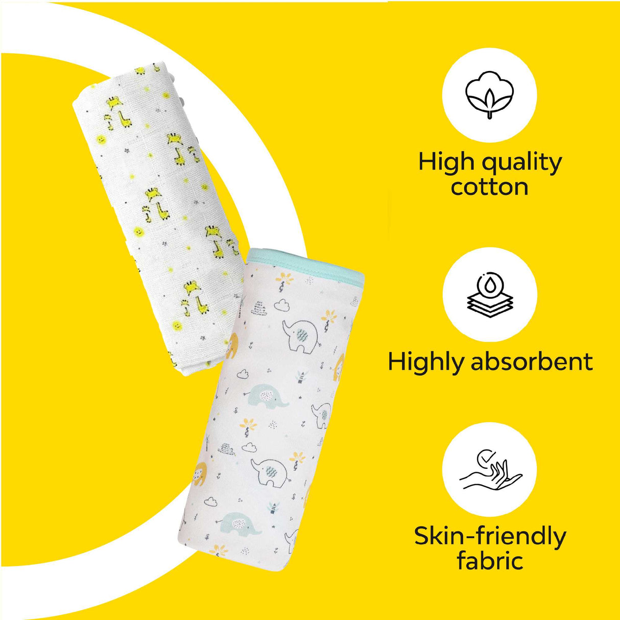 Rash free printed baby blanket 