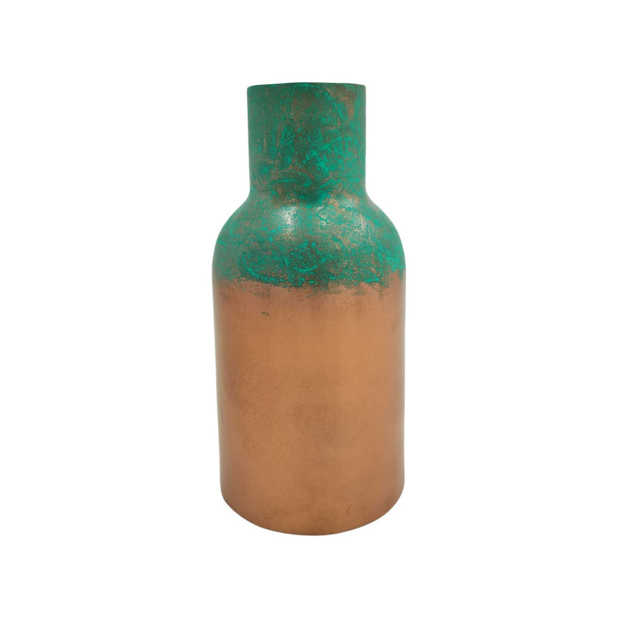 Patina finish vase small